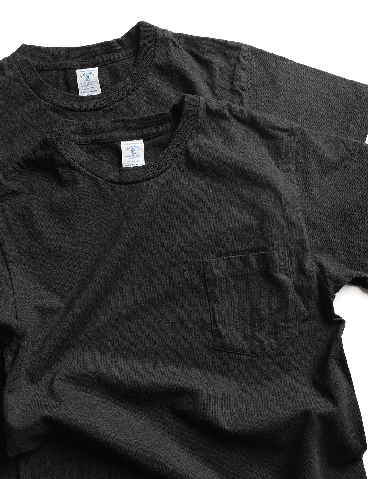 2-Pack Short Sleeve Pocket Tee in Black