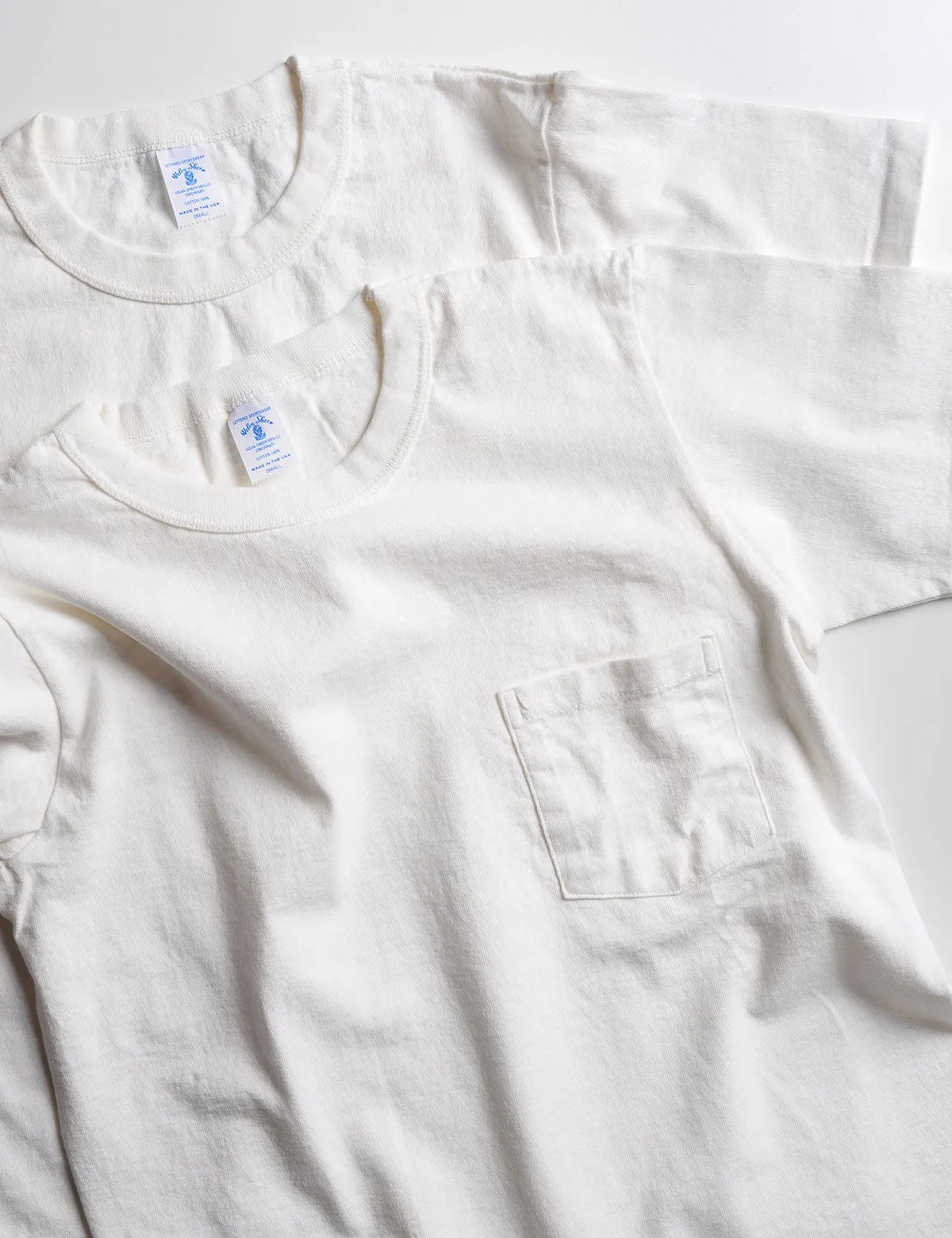 2-Pack Short Sleeve Pocket Tee in White