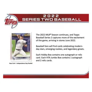 2022 Topps Baseball Series 2 Jumbo Box