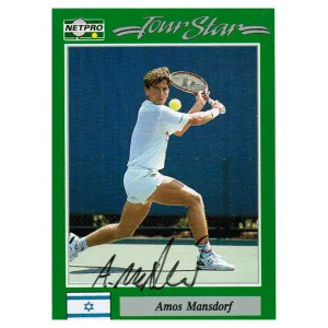 Amos Mansdorf Signed  Men`s Card