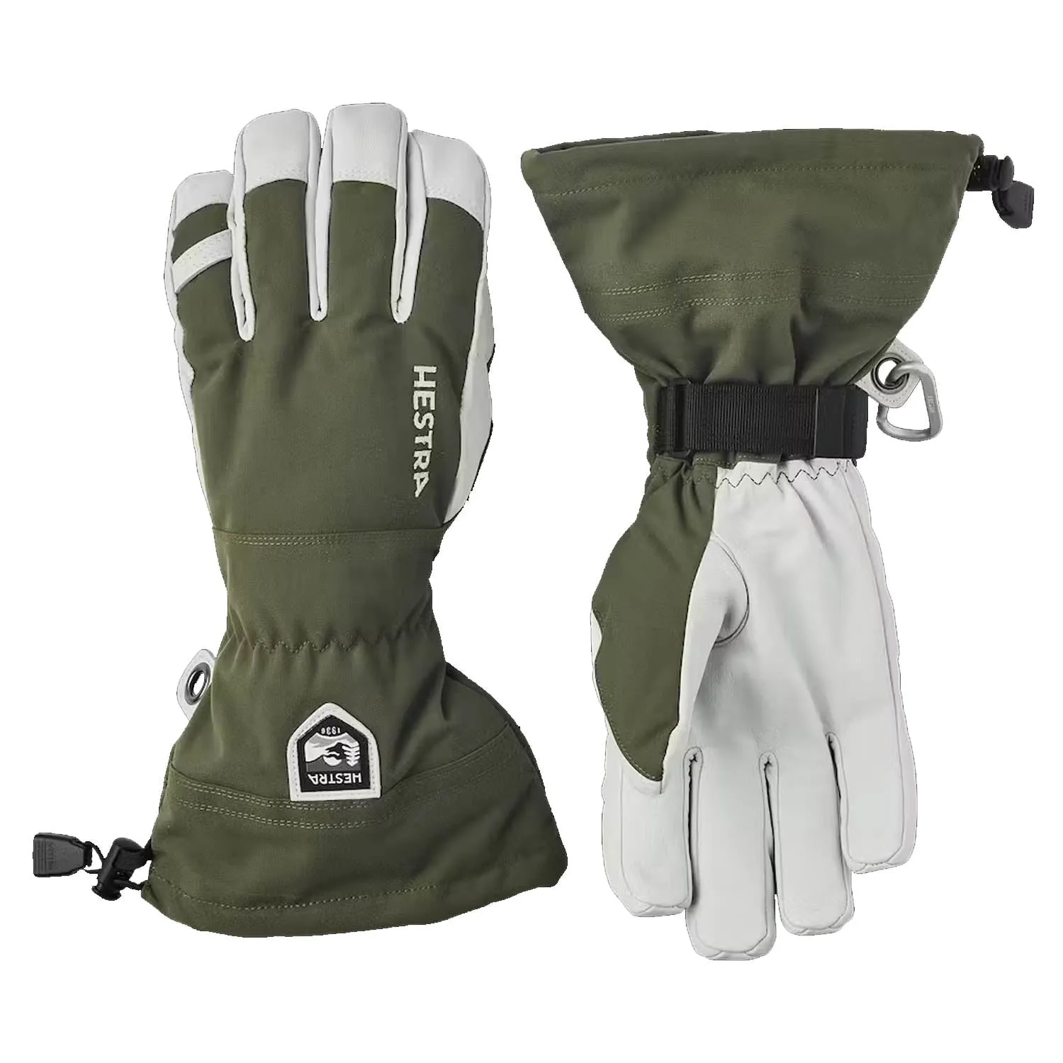 Army Leather Heli Ski Glove