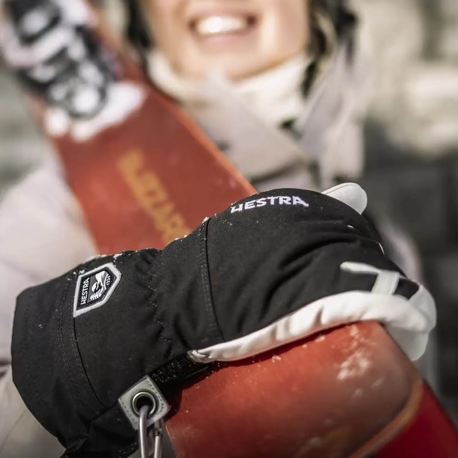 Army Leather Heli Ski Glove