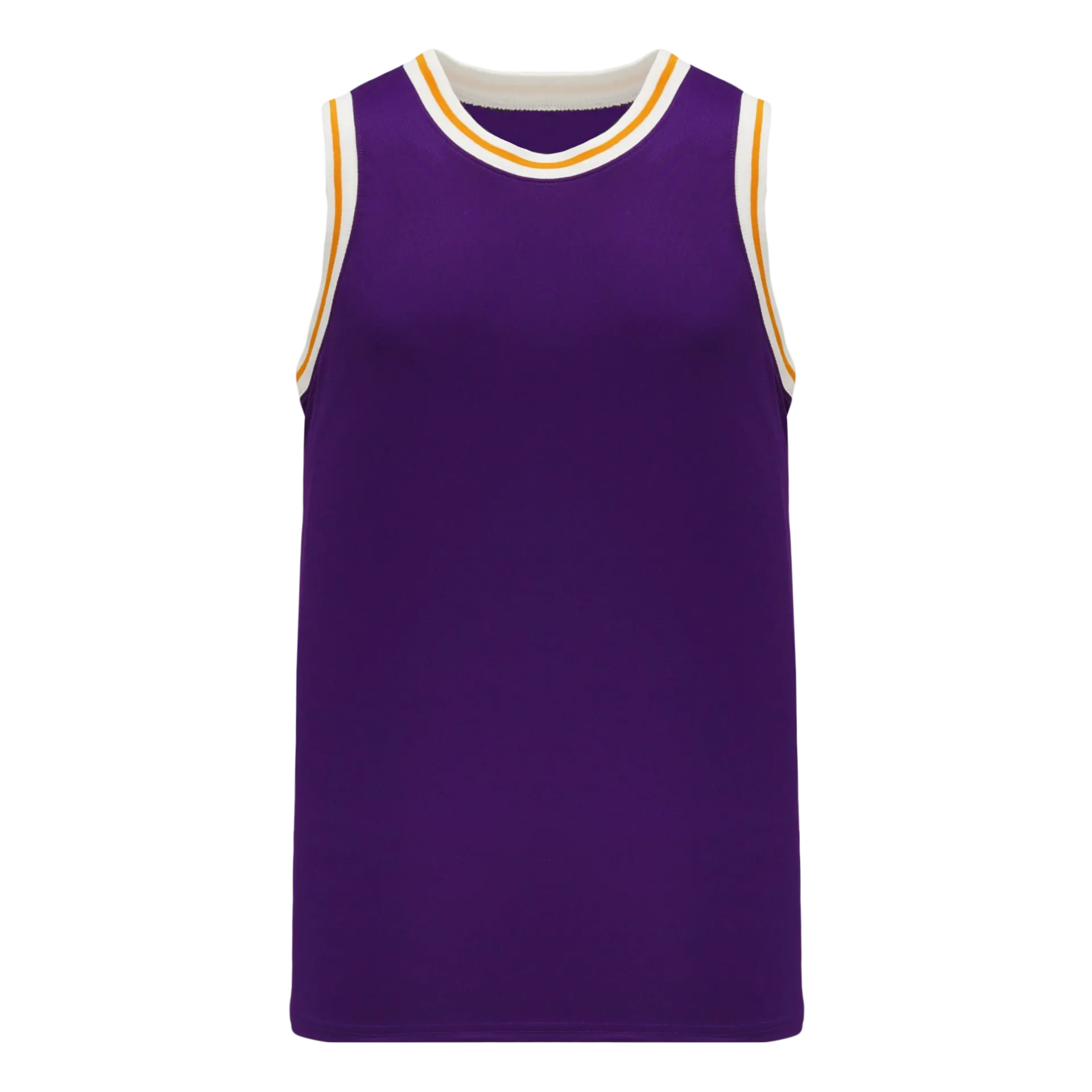 Athletic Knit (AK) B1710A-441 Adult LA Lakers Purple Pro Basketball Jersey