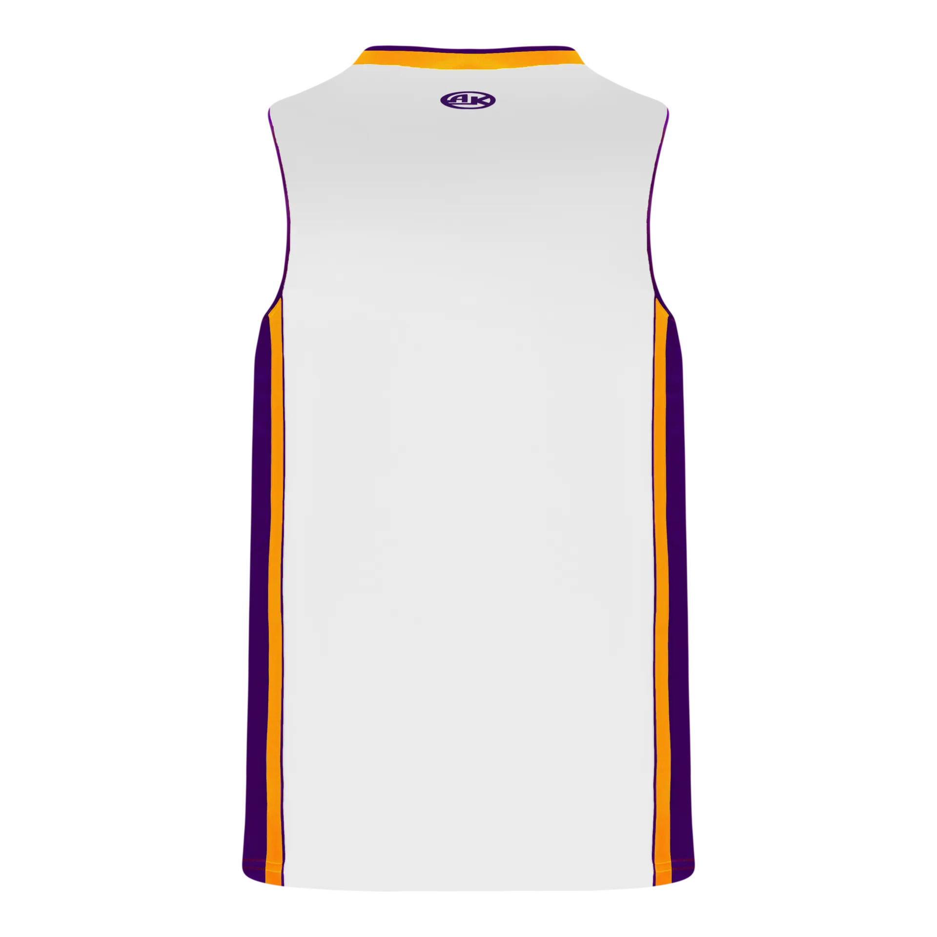 Athletic Knit (AK) B1715A-726 Adult LA Lakers White Pro Basketball Jersey