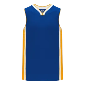 Athletic Knit (AK) B1715Y-447 Youth Golden State Warriors Royal Blue Pro Basketball Jersey