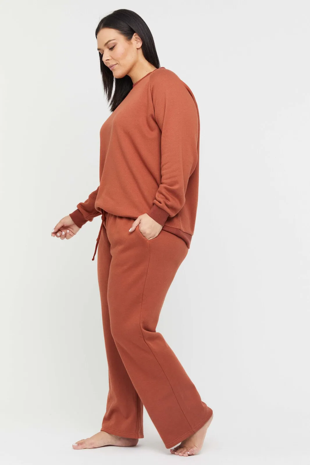 Bamboo Essential Trackpant - Spice