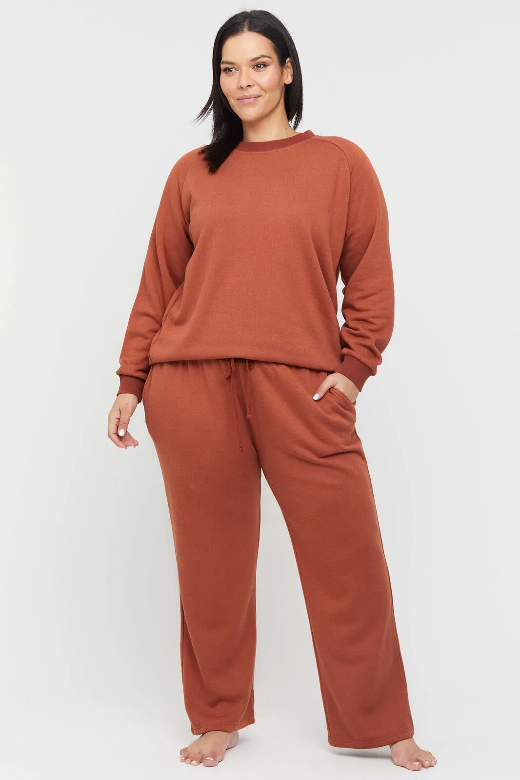 Bamboo Essential Trackpant - Spice