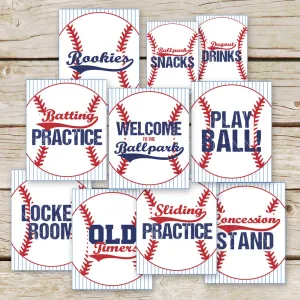 Baseball Party Signs