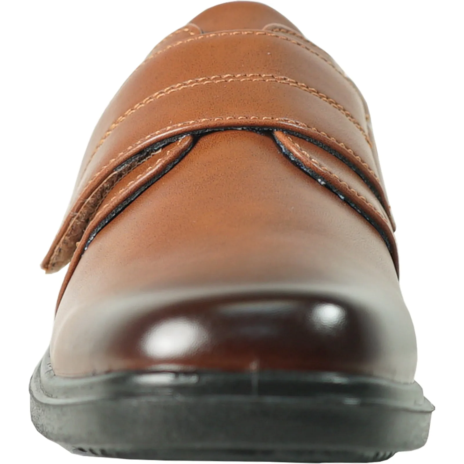 BRAVO Boy Dress Shoe WILLIAM-2KID Oxford Shoe School Uniform Brown