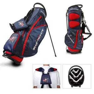 Columbus Blue Jackets Team Golf Fairway Light 14-Way Top Golf Club Stand Bag