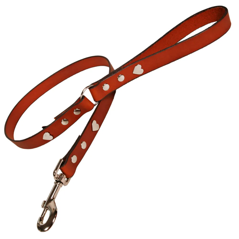 Creature Clothes Tan Leather Dog Leads