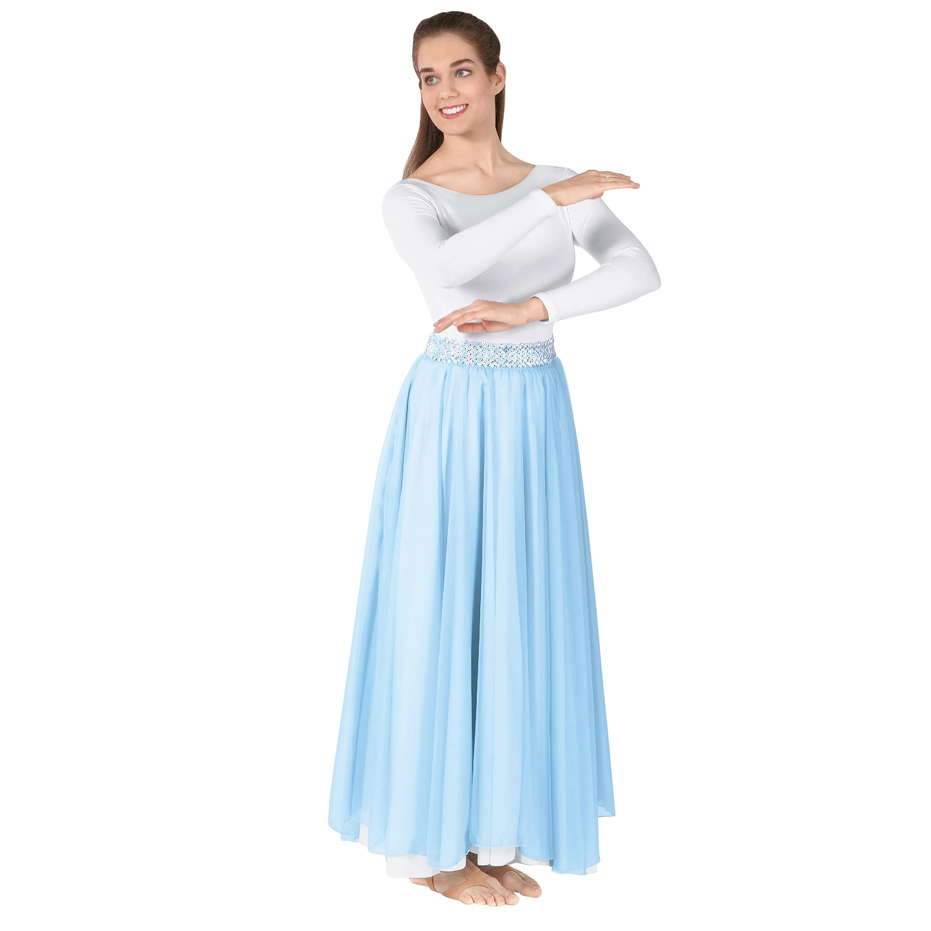 Eurotard 39746 Adult Chiffon Single Overlay Skirt