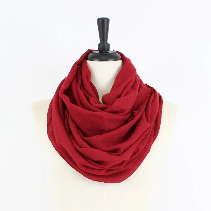 FA-1352 Solid Color Infinity Scarf