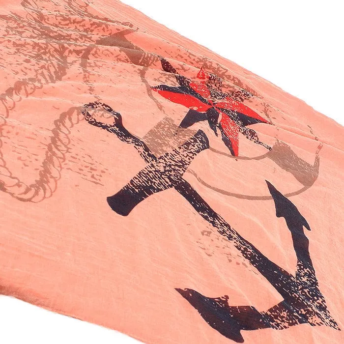 FA-1412 Anchor Print  Scarf