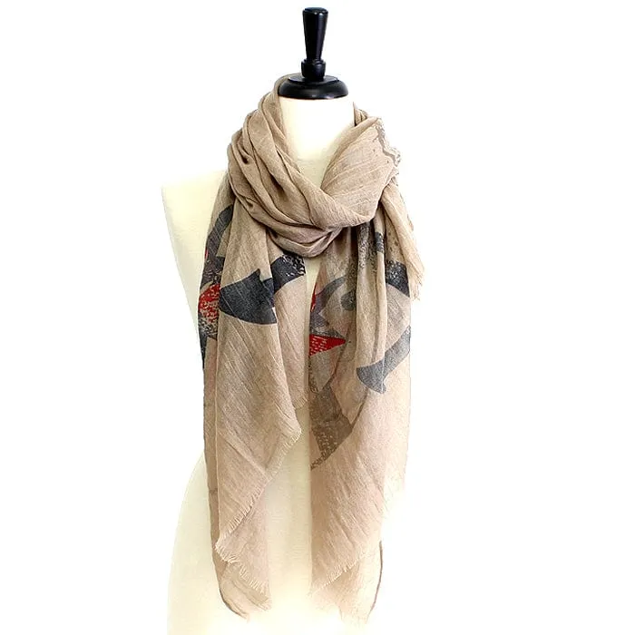 FA-1412 Anchor Print  Scarf