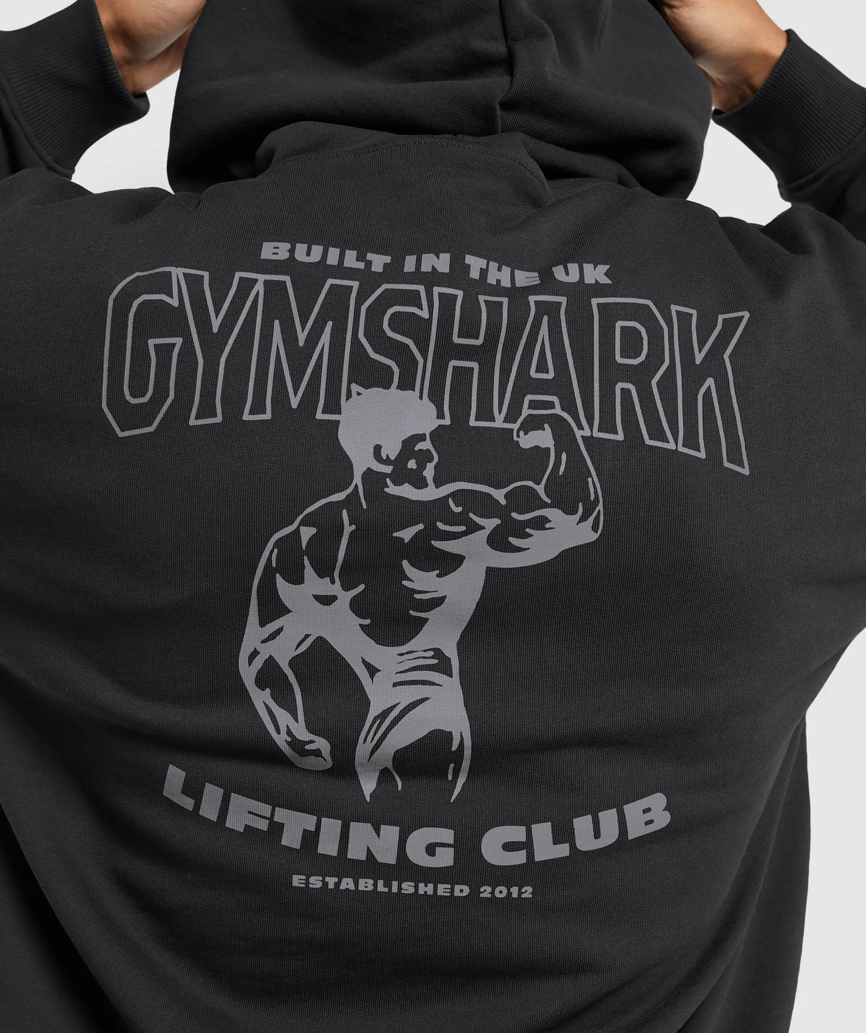 Gymshark Built in the UK Hoodie - Black