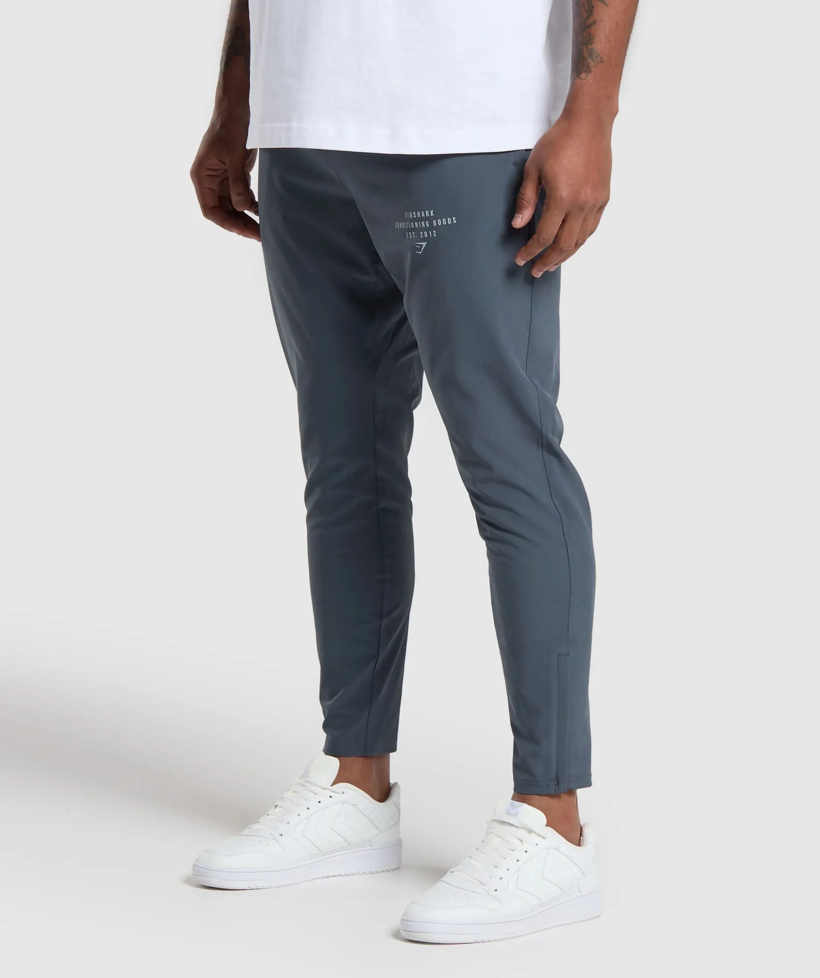 Gymshark Conditioning Goods Woven Joggers - Titanium Blue