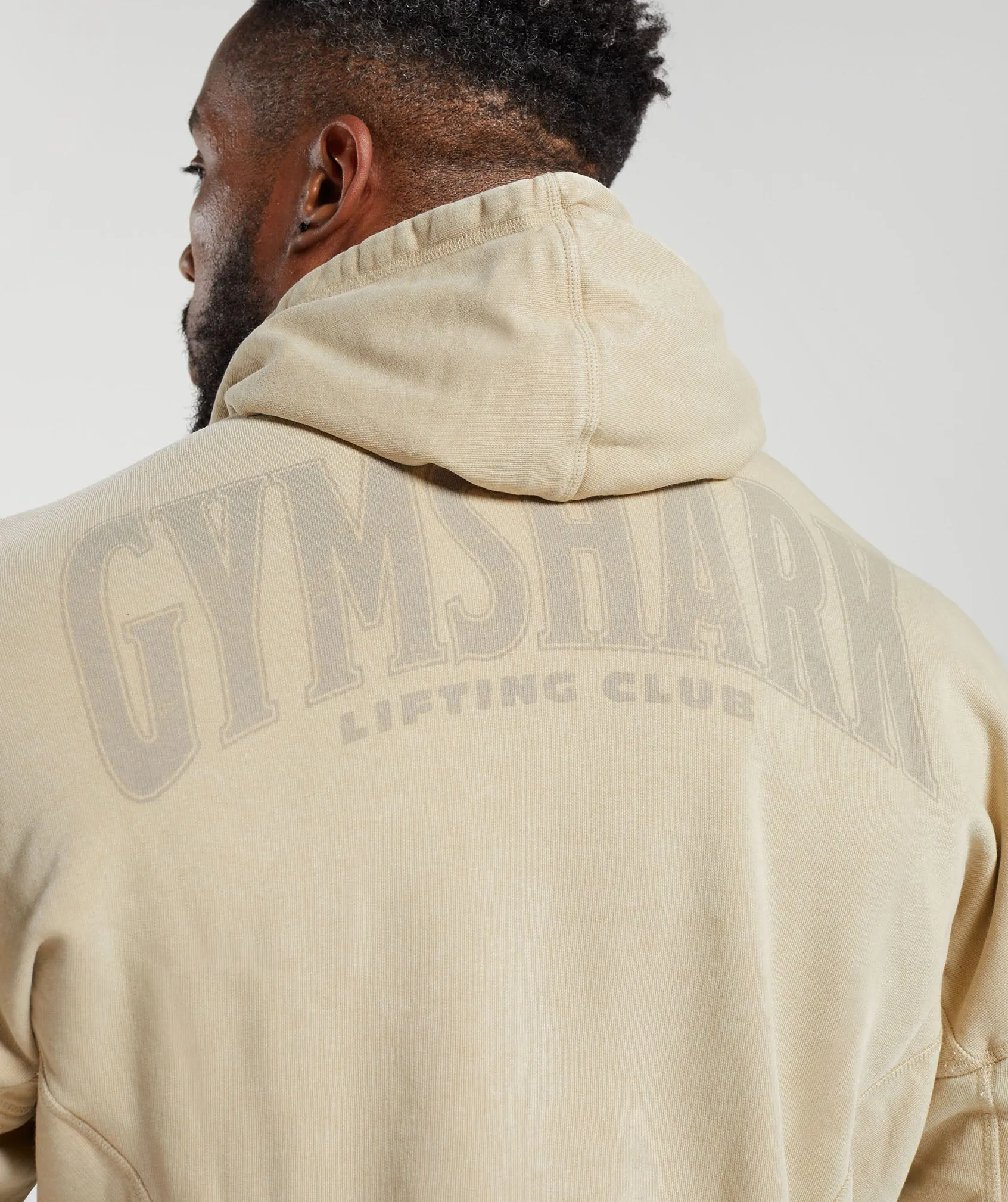 Gymshark Heritage Washed Hoodie - Desert Beige