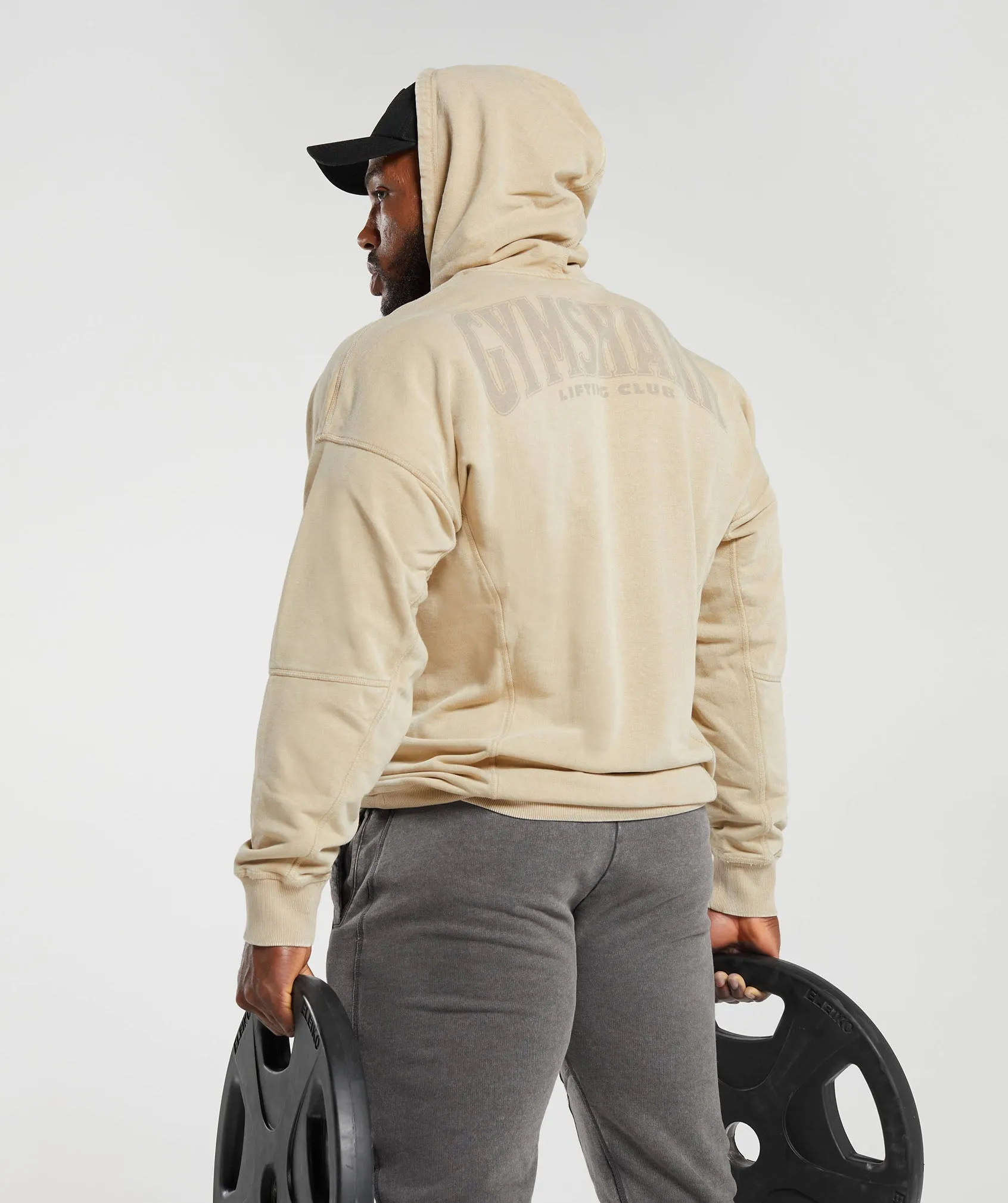 Gymshark Heritage Washed Hoodie - Desert Beige