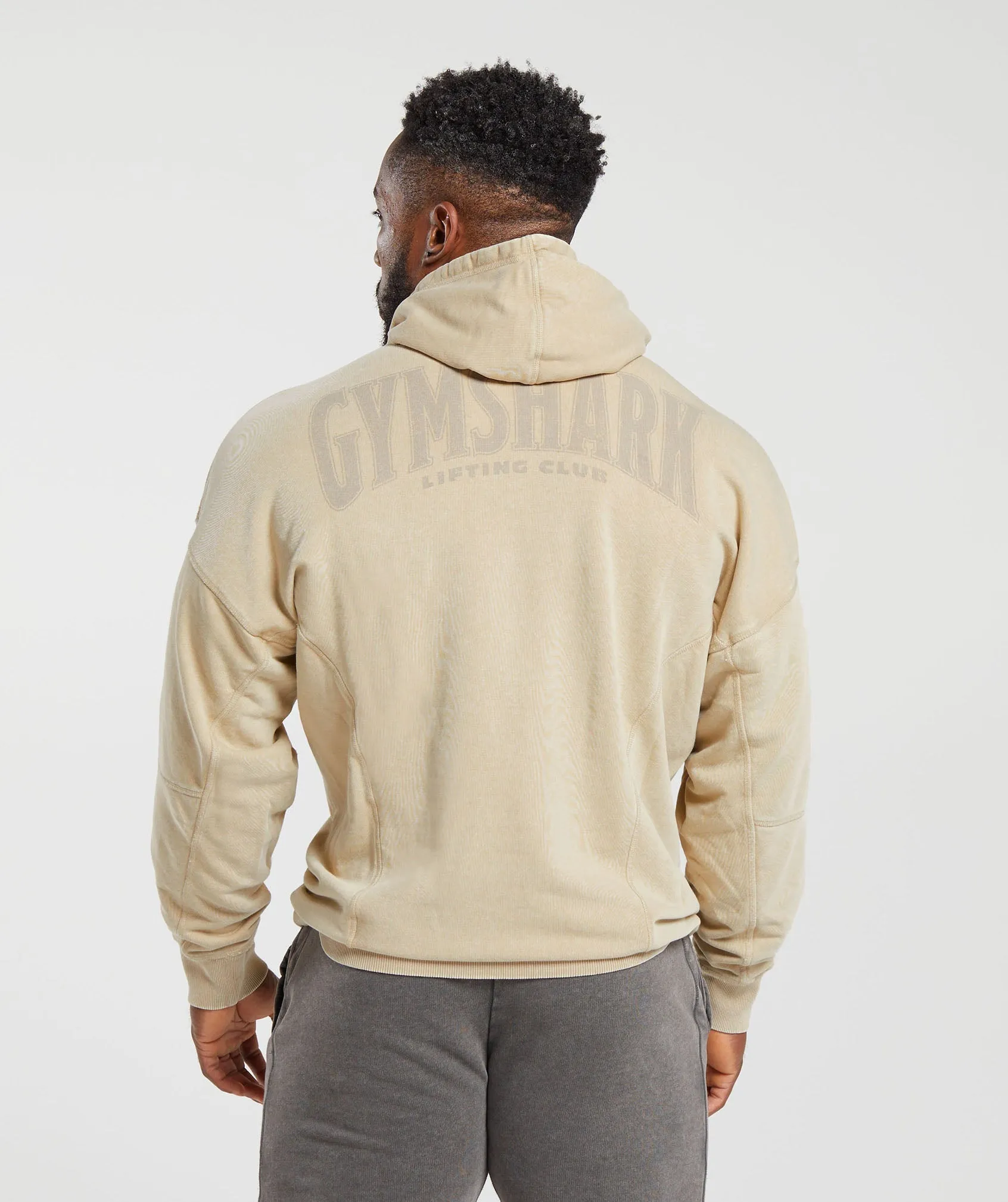 Gymshark Heritage Washed Hoodie - Desert Beige