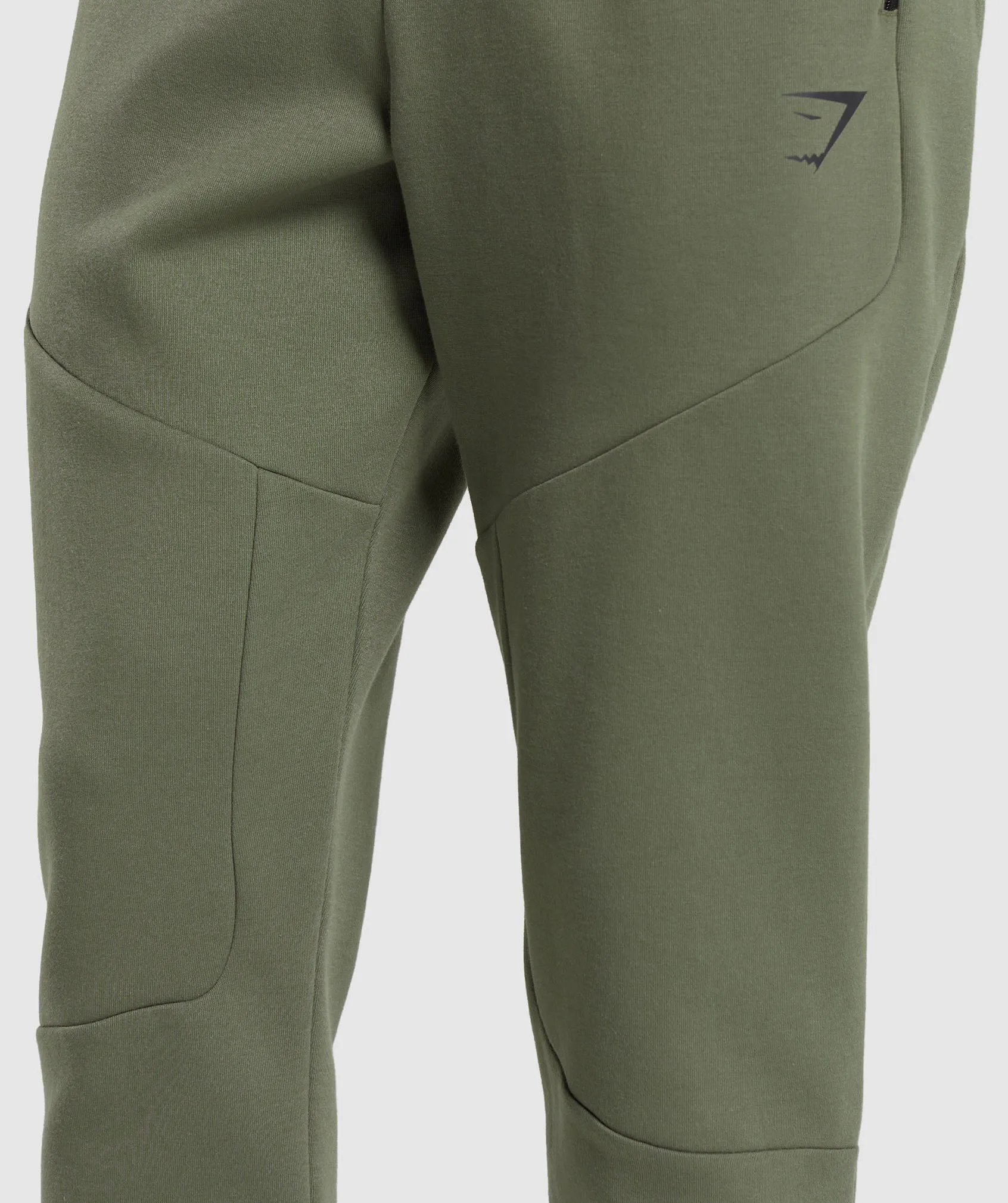 Gymshark Interlock Tech Joggers - Base Green