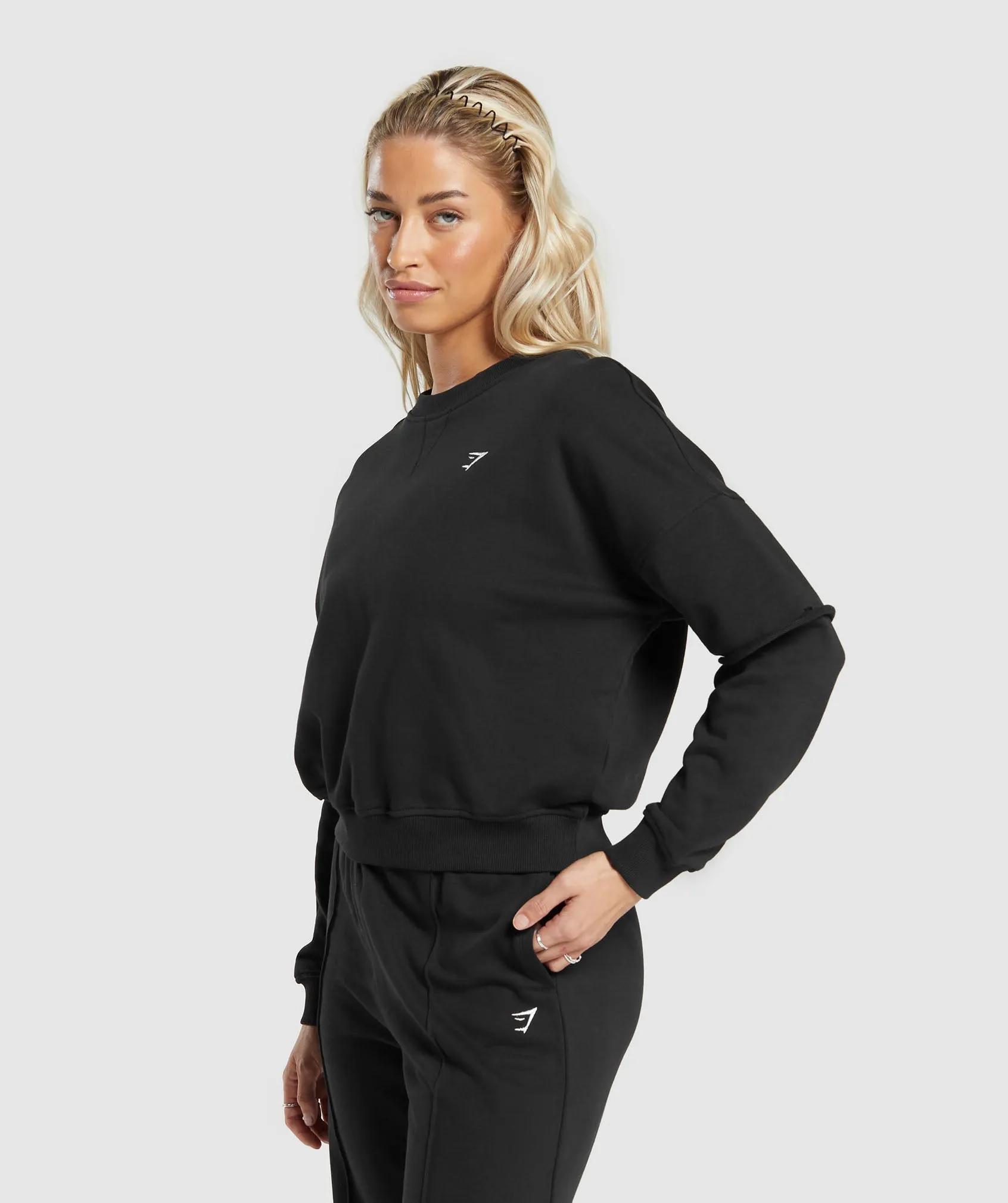 Gymshark Lifting Oversized Sweatshirt - Black