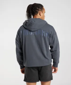 Gymshark Power Zip Hoodie - Cosmic Grey