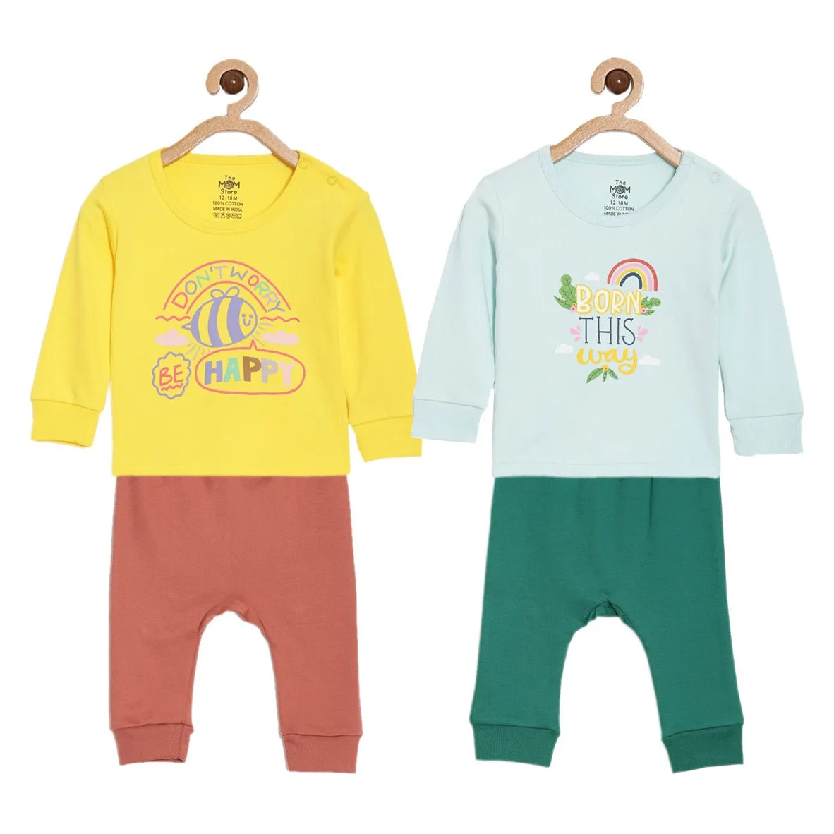 Infant Set Combo of 2- Born This Way & Bee Happy