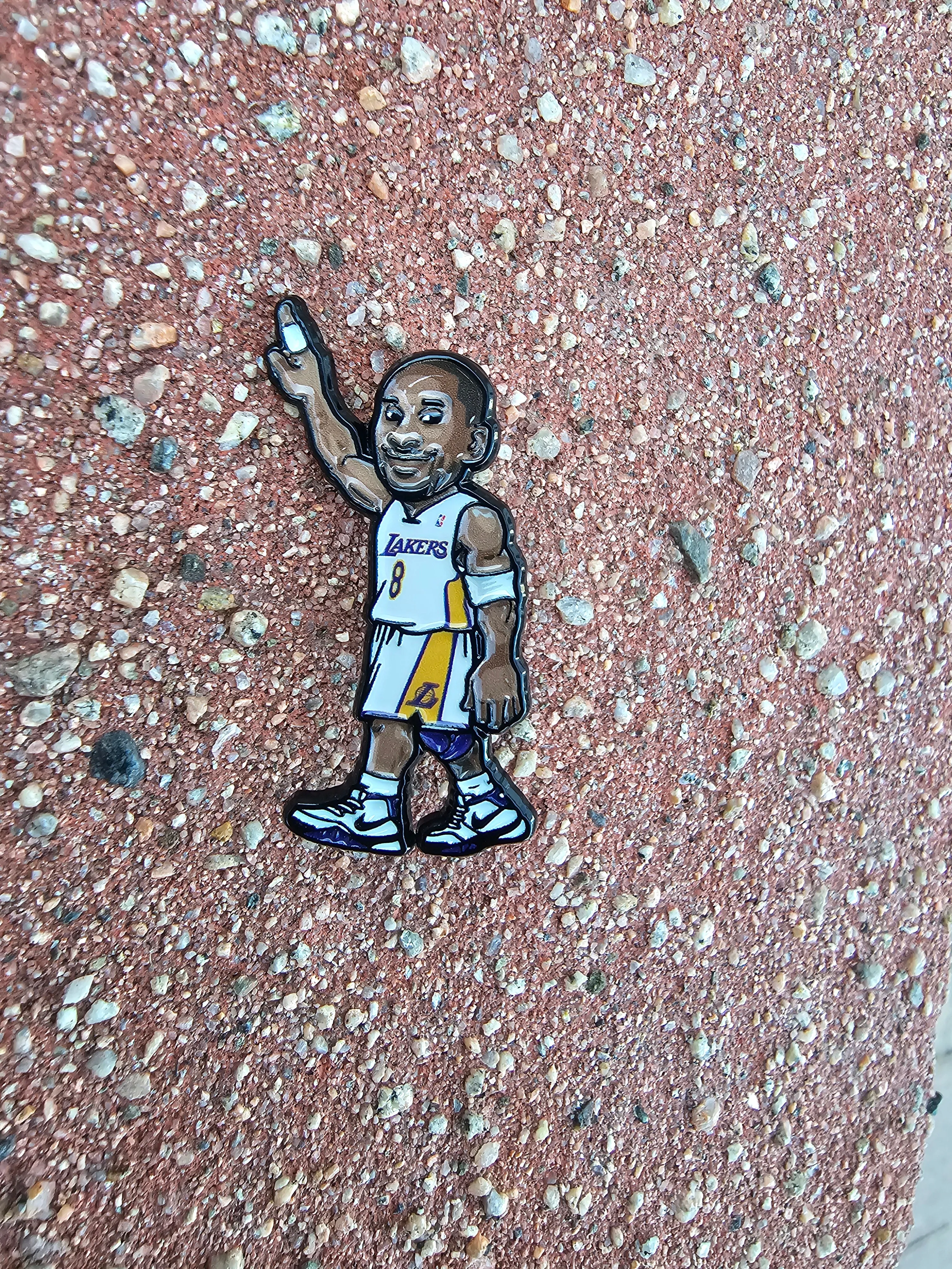 Kobe Bryant #1 81 point Game Los Angeles Lakers Pin