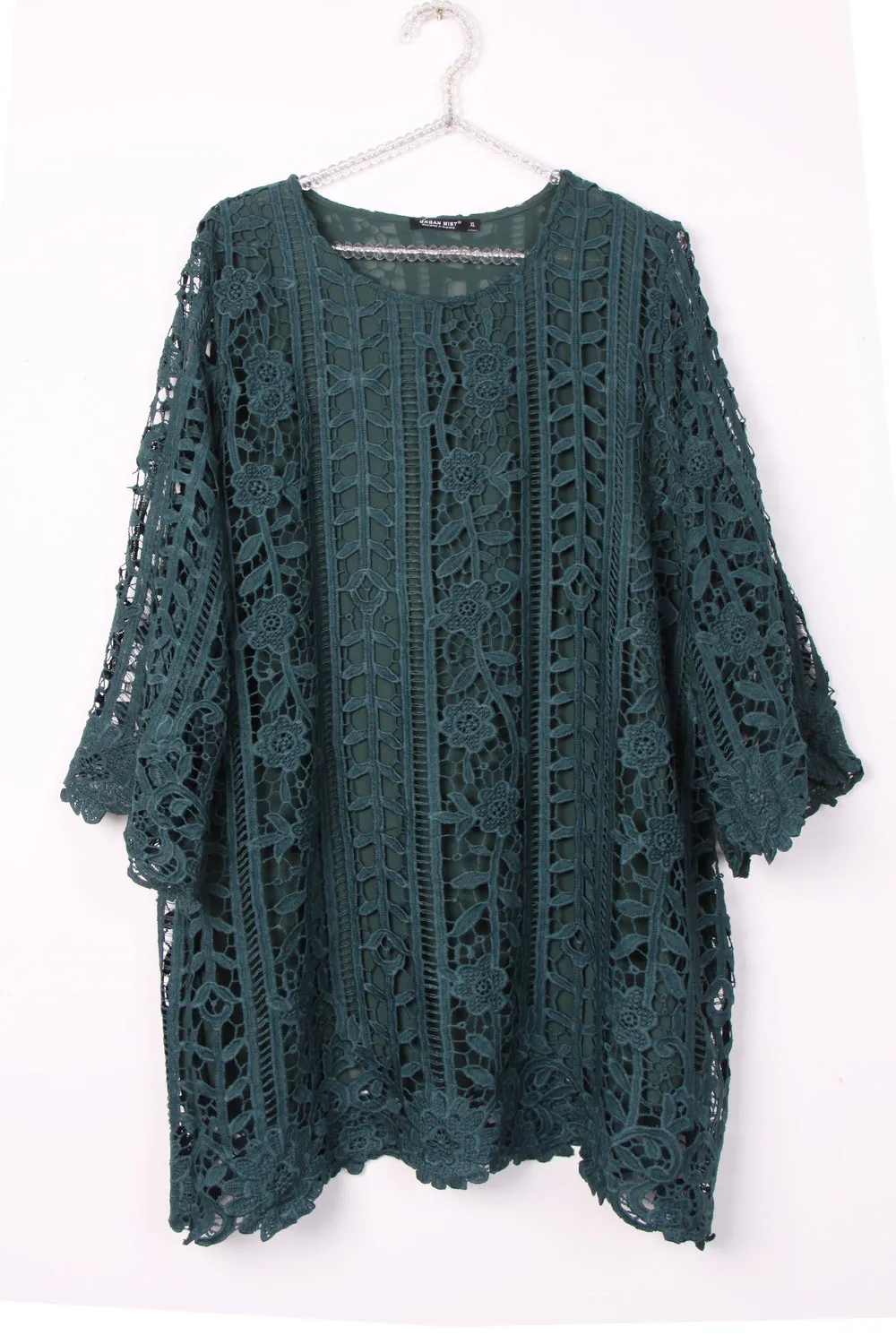 Lace Crochet Tunic Top