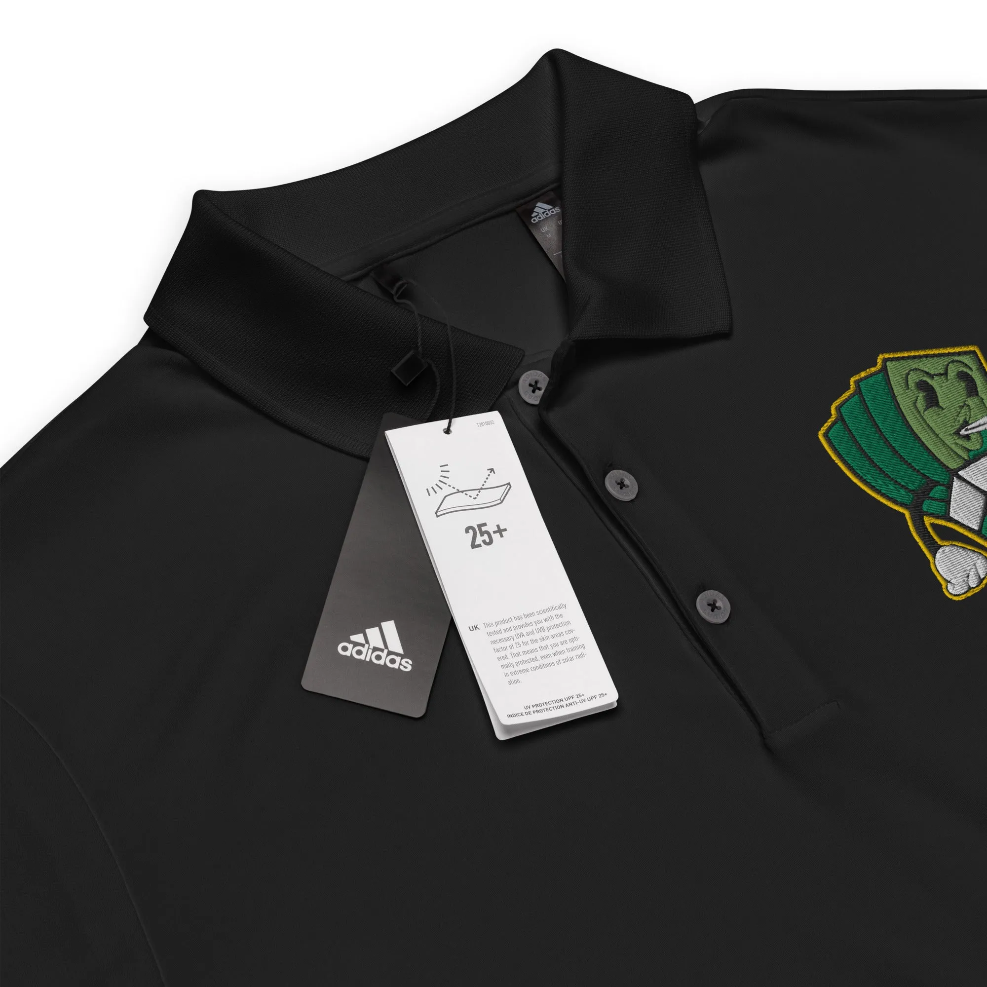 Lit and Rich Adidas x Chimera Collab performance polo shirt