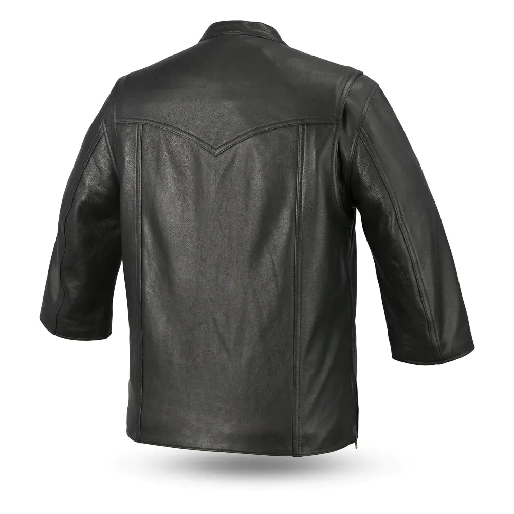 Mesa  - Men's Motorcycle Leather Shirt