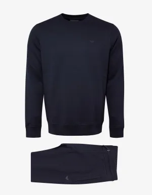 Navy Blue Eagle Logo Tracksuit