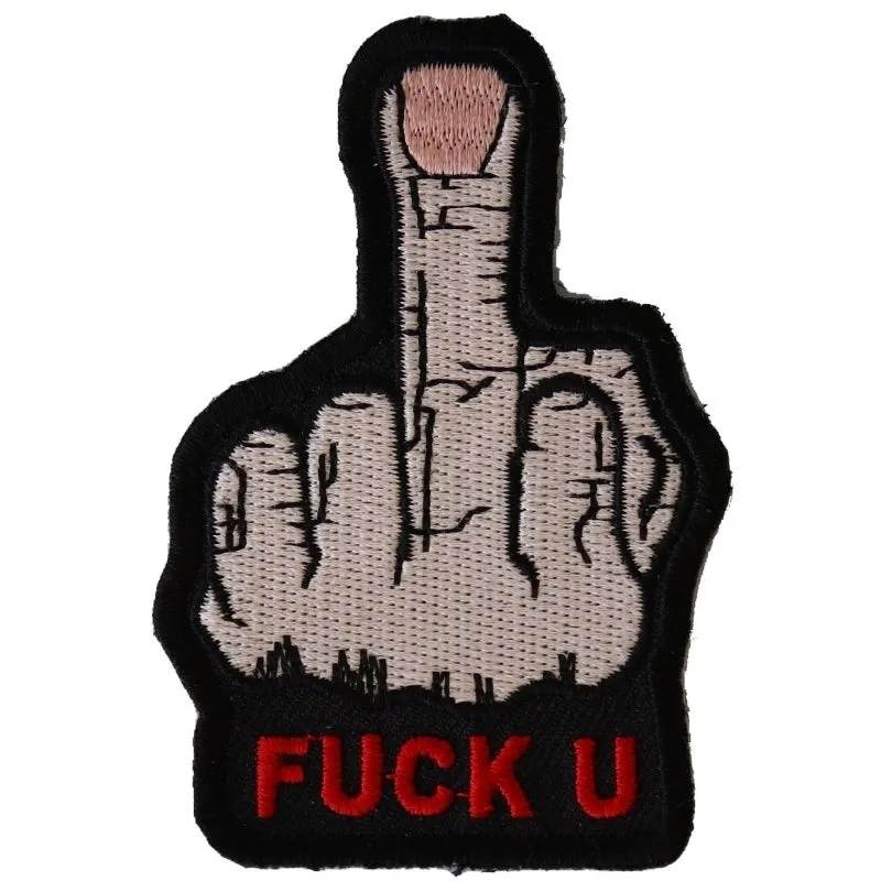 P2518 Fuck U Finger Naughty Iron on Patch