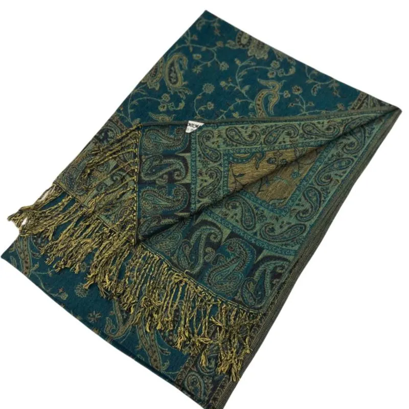 Paisley Pashmina Shawls Scarf 023