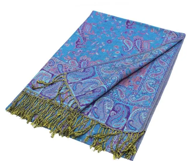 Paisley Pashmina Shawls Scarf 023