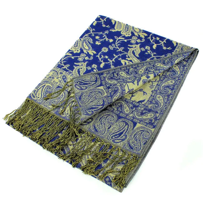 Paisley Pashmina Shawls Scarf 023