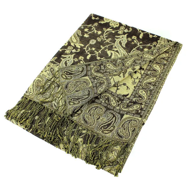 Paisley Pashmina Shawls Scarf 023