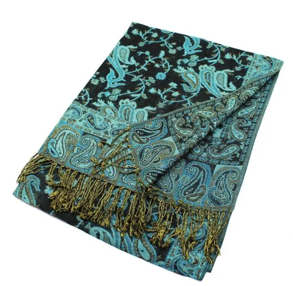 Paisley Pashmina Shawls Scarf 023