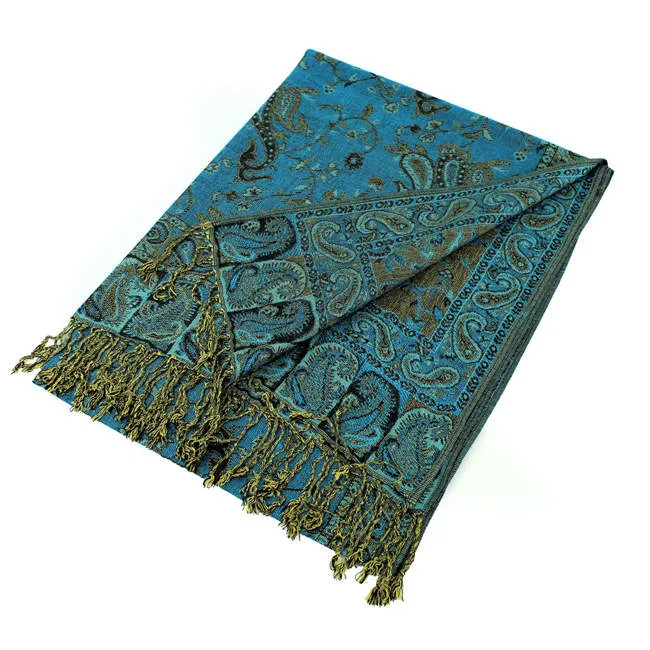 Paisley Pashmina Shawls Scarf 023