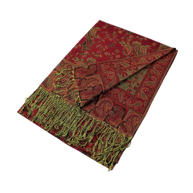 Paisley Pashmina Shawls Scarf 023