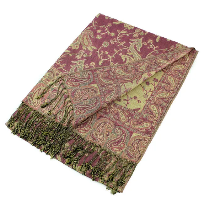 Paisley Pashmina Shawls Scarf 023