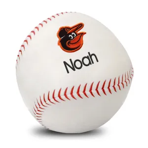 Personalized Baltimore Orioles Plush Baseball