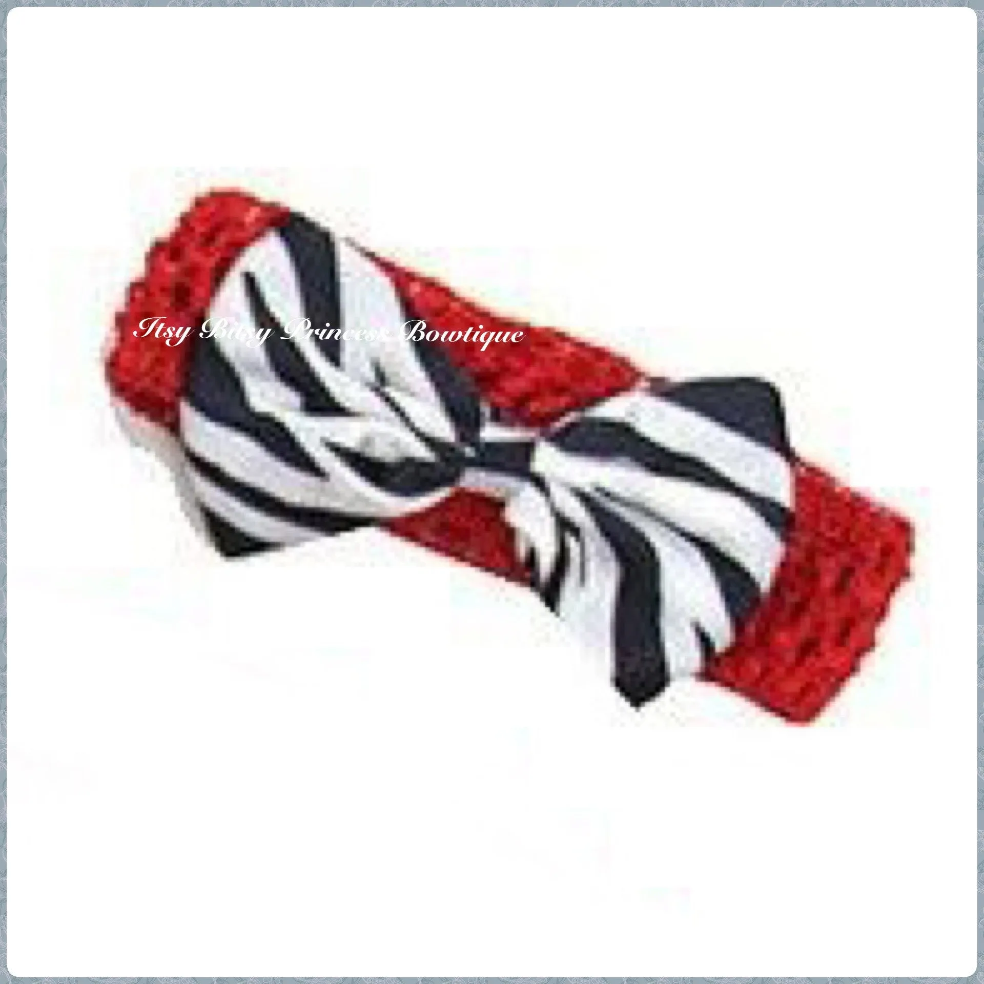 Red Zebra Print Baby Pettiskirt