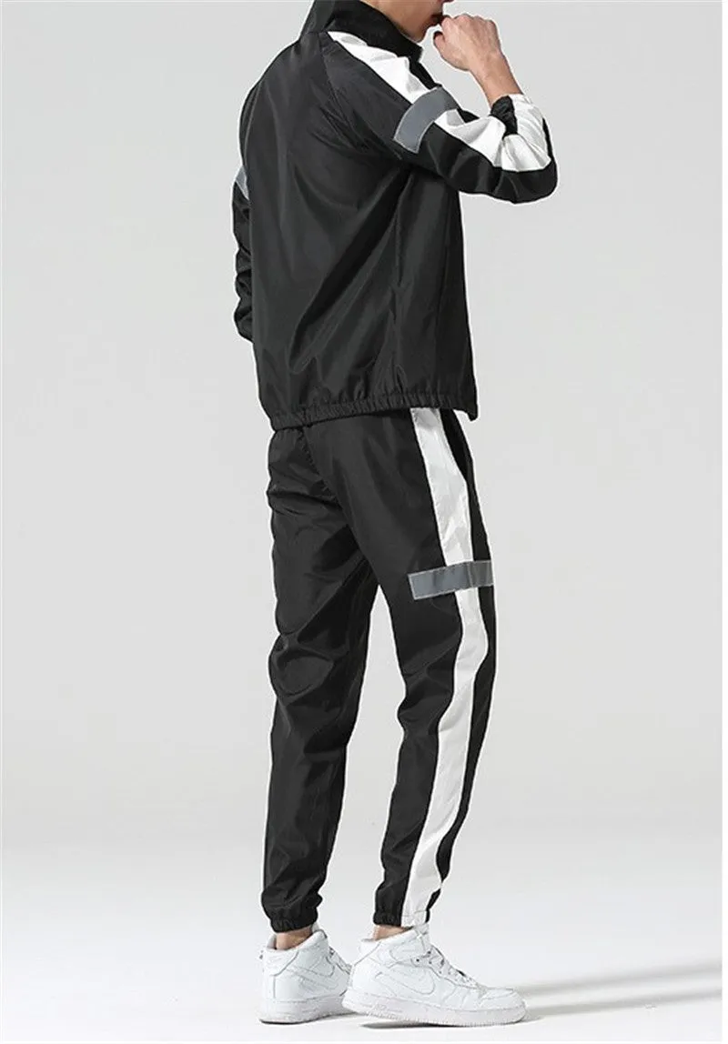 Reflective Striped Krown Tracksuit