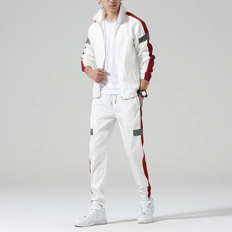 Reflective Striped Krown Tracksuit