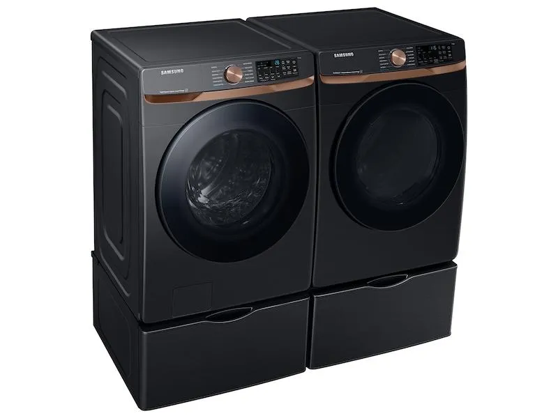 Samsung DVE50BG8300VA3 7.5 cu. ft. Smart Electric Dryer with Steam Sanitize  and Sensor Dry in Brushed Black