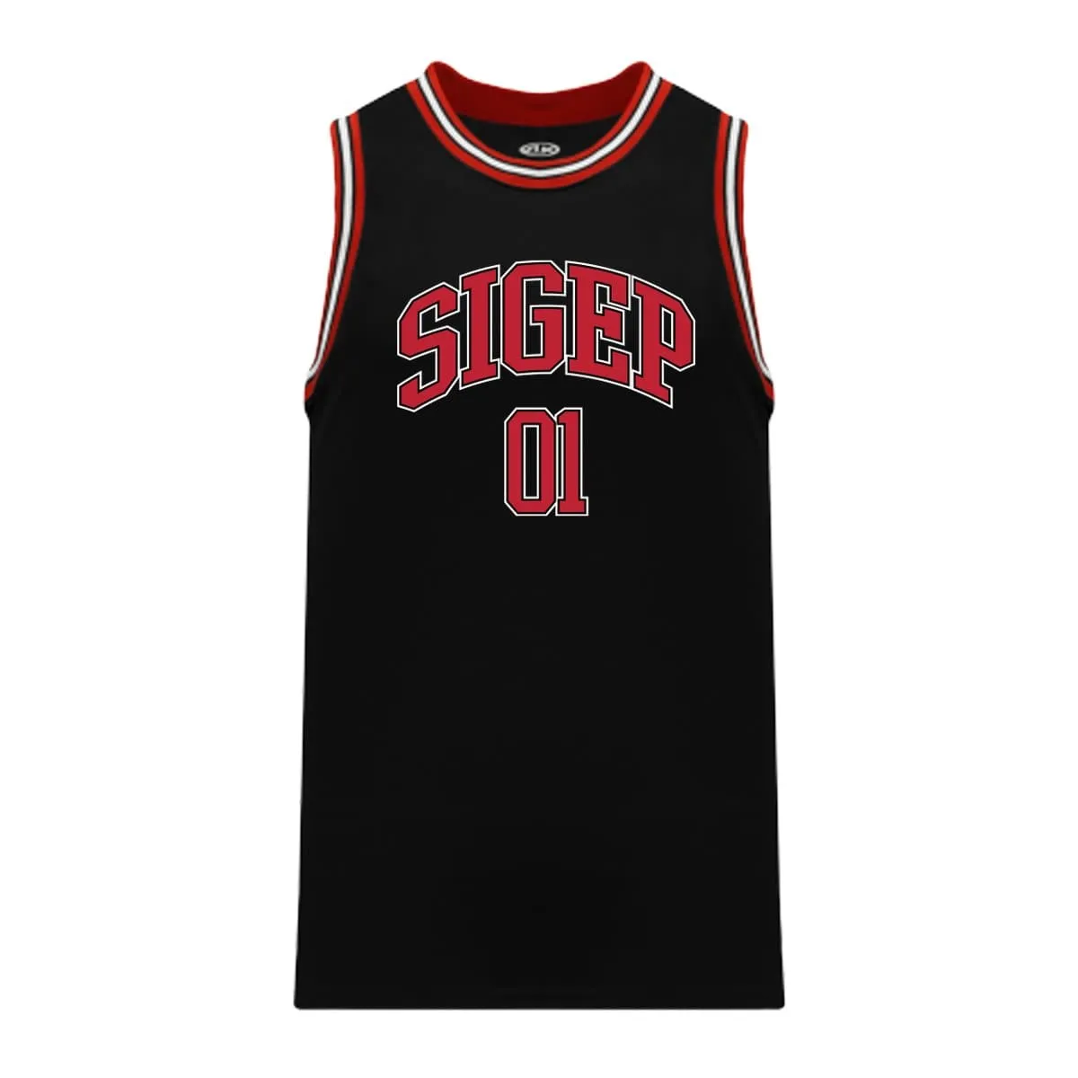 SigEp Black Basketball Jersey