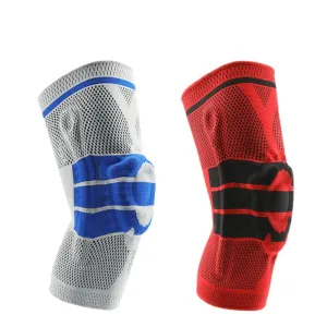 Silicon Padded Basketball Knee Pads Elastic Patella Brace Kneepad Support Fitness Gear Protector Volleyball Tennis