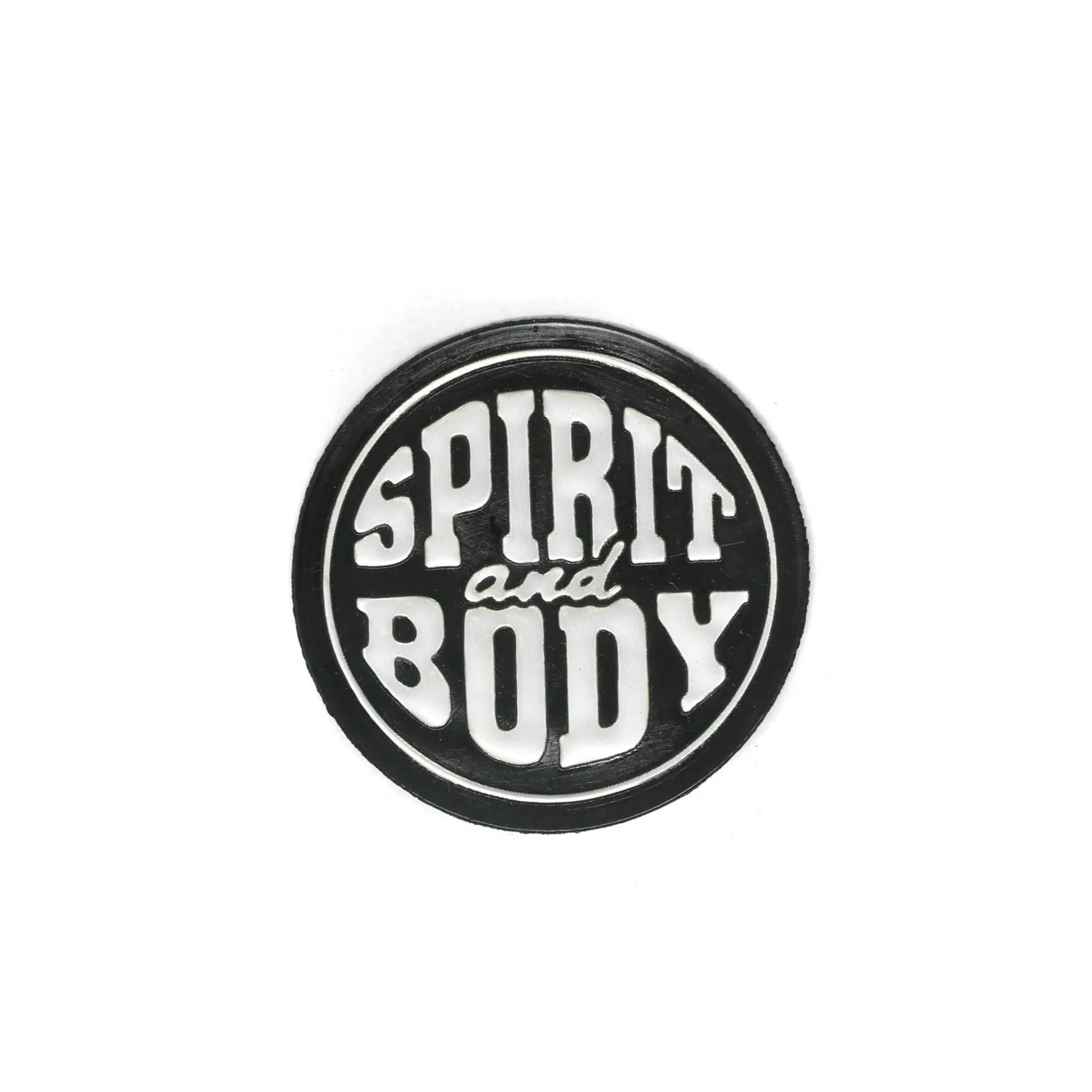 Spirit and Body Circular Iron-on Patch Applique 2.50" - 1 Piece